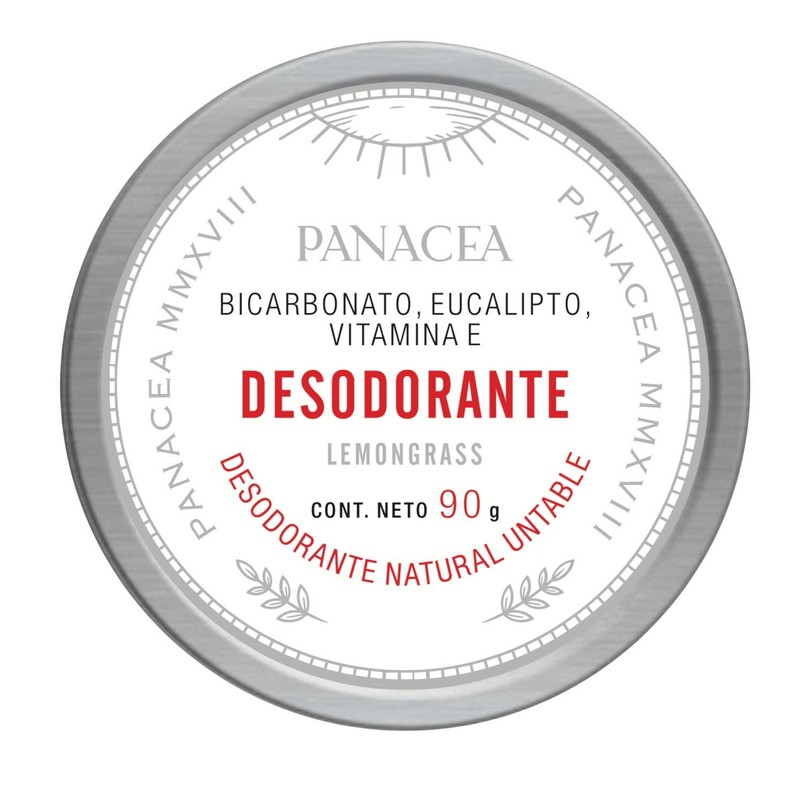 Desodorante natural de LEMONGRASS, untable de potente acción. Libre de