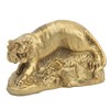 Brass Tiger Statue Ferocious Tiger Durable Brass Rustproof Durable Sturdy