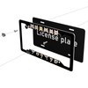 Cute Cat License Plate Frame 2 Pack Accessories Cars Decor
