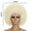MYCNIMY Afro Wigs for Black Women 70s Afro Curly Wigs