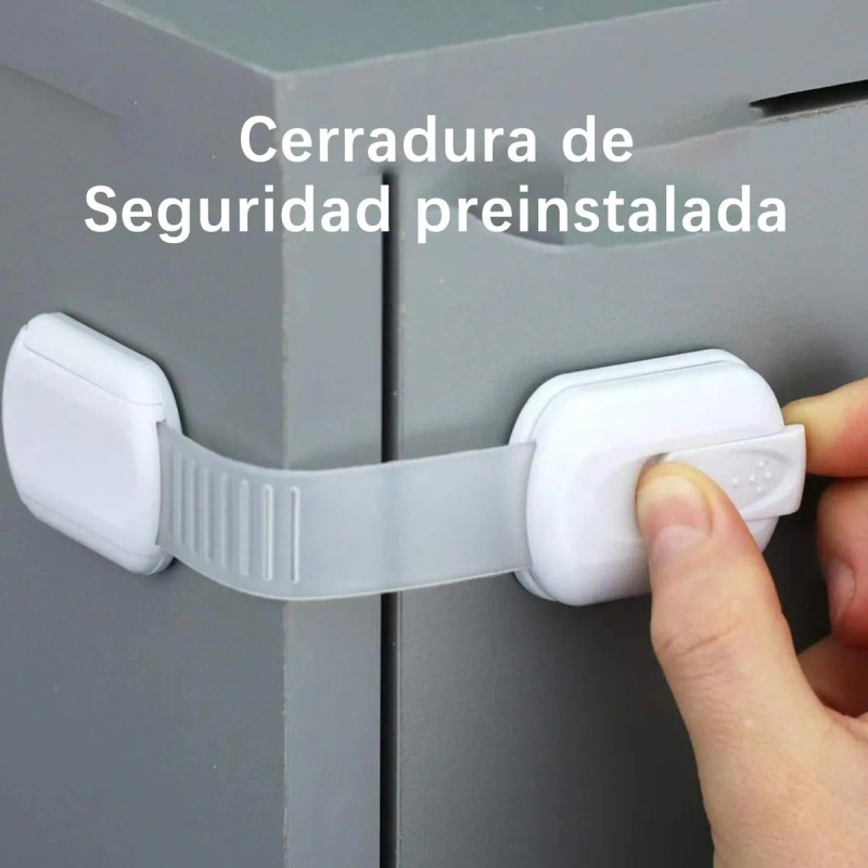 Cerraduras De Seguridad Para Niños 10 Pcs, Seguros Para
