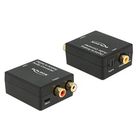 DeLOCK 63477 Black audio converter 63477, Micro-USB B, 32, 44.1, 48, 96, 192, 44 mm, 63 mm, 23 mm