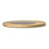 Architec Tabla De Madera Ovalada Para Picar Lazy Susan 46