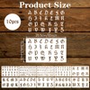 10 Pcs Gothic Old English Letter Stencils for Painting, 10