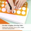 Circle Stencil Template with 36 Circles, Circle Stencils for Painting,