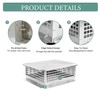 LTSEAME Chimney Cap, 18" x 21" Chimney Cover Stainless Steel