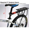 DIRZA Rear Bike Rack Bicycle Cargo Rack Quick Release Adjustable