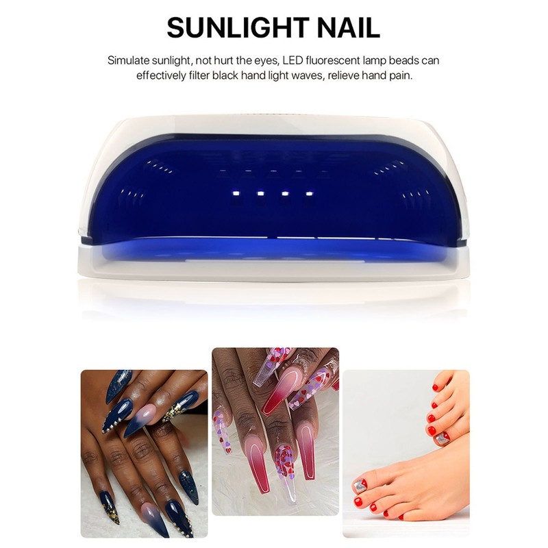 Nail Lamp 108W 4 Modes 42pcs Light Chips Professional LED