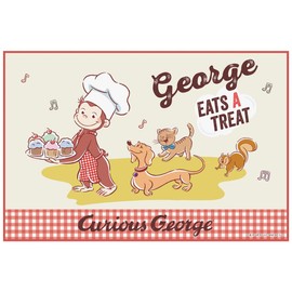 Skater VS1-A Leisure Sheet, S Size, 23.6 x 35.4 inches (60 x 90 cm), Curious George