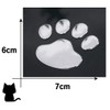 Donaly 4 Color Paw Paw Sticker Sticker Set of 12