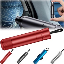 TYZRNY New SafeHammer - Safe Hammer Glass Breaker, SafeHammer Glass Breaker (Red)