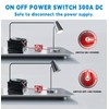 FASTSTORM 300A 12V 48V Battery Disconnect Switch Waterproof Battery ON