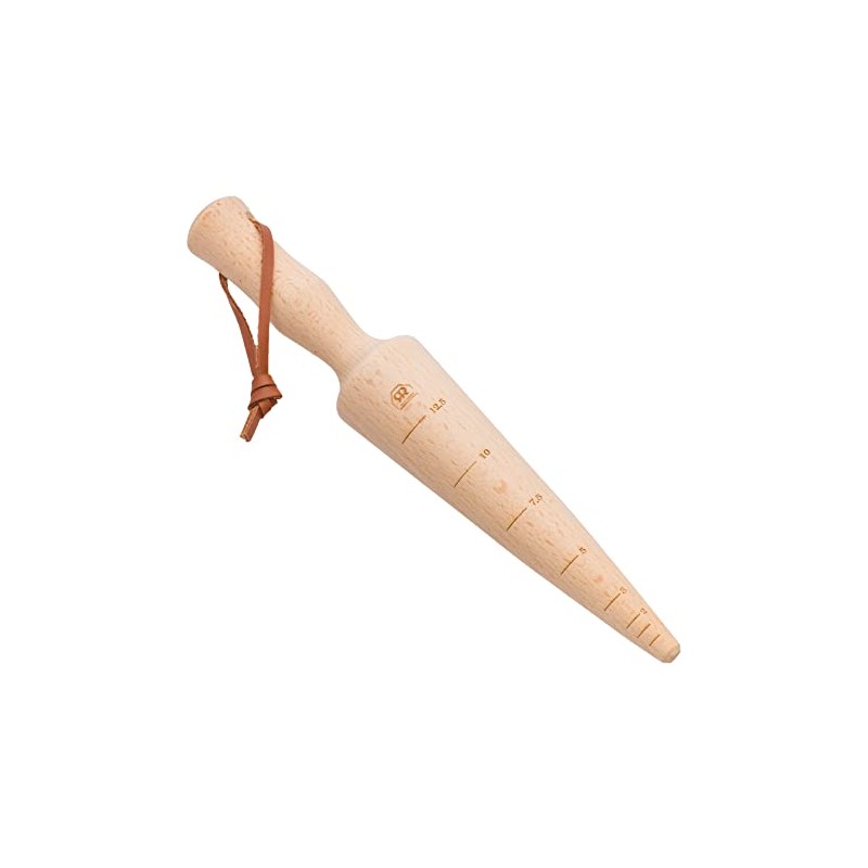 REDECKER Untreated Beechwood Garden Dibber for Seedling and Bulb Planting