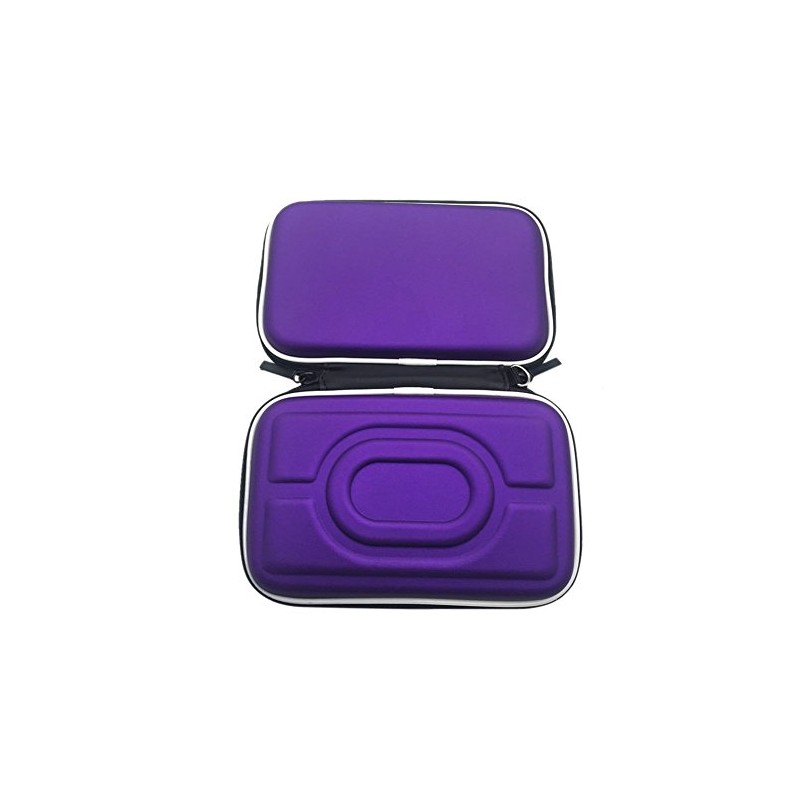 Purple Modern Hard EVA Carrying Case with Hand Strap for