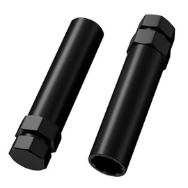 AUTOPTIM 2PCS 7 Spline Lug Nuts Socket Key - Compatible with 13/16" (21mm) and 7/8" (22mm) Hex Wrench for 20mm Hex Diameter 7 Point Wheel Nuts (M14x1.5, M14x1.75, M14x2, 9/16"-18) Truck SUV Tuner Tool