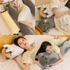 Mikytoper Cute Cat Plush Pillow - Long Cat Plush Stuffed