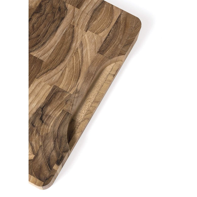 Lipper International 7217 Teak 6" End Grain Cutting Board with