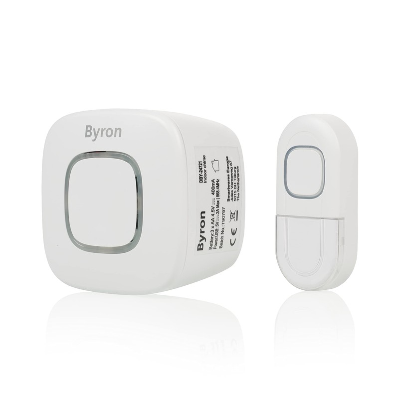 Byron DBY-24721 Wireless Doorbell Set - 8 Digital Melodies -