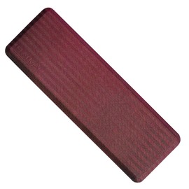 Dynarex FLATMat Fall Mats for Elderly Patients - Beveled Edge for Wheelchair Accessibility - Non-Slip Senior Fall Prevention Pad for Protection (24" x 70" x 0.75", Burgundy)