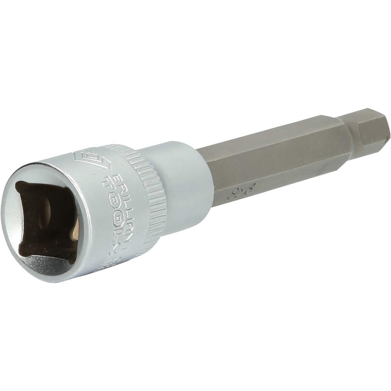 BRILLIANT TOOLS BT022873 1/2 Inch Hex Socket Bit Socket, 100