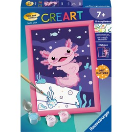 Ravensburger CreArt Axolotl 25555 Painting by Numbers from 7 Years