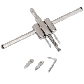 TF Adjustable Circle Cutter, Adjustable Circle Hole Saw Kit, Wood Drywall Drill Saw, Round Cut, Hole Cutter, Woodworking Twist Hole DIY Tools