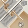 Stone Faucet Mat For Kitchen Sink, 18" Diatomite Fast Drying