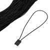 ZZRANYE 7 Inch 1000Pcs Black Nylon Hang Tag String Snap