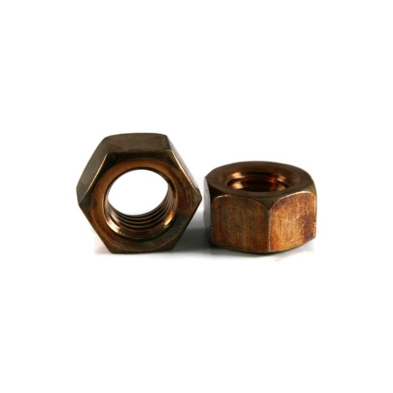 Hex Finish Nuts Silicon Bronze - 1/2"-13 (3/4" Flats x