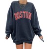Women's Oversized Sweatshirt Boston Long Sleeve Casual Loose Pullover Tops