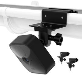 HOLACA Gutter Mount for Blink XT2 Outdoor Camera-Weatherproof-Give a Perfect Angle for Your Blink Home Security (2 Pack, Black)