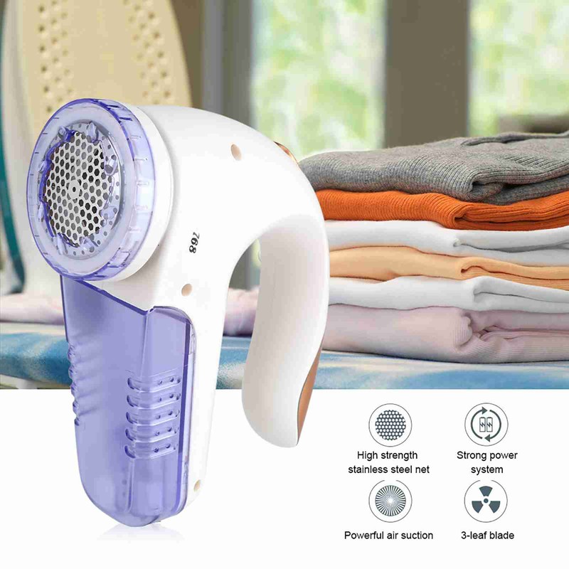 Portable Electric Fabric Clothes Sweater Lint Remover Fuzz Shaver Removing