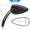 VG MOTO Motorcycle Skull Teardrop Rearview Mirror 8mm 10mm Side