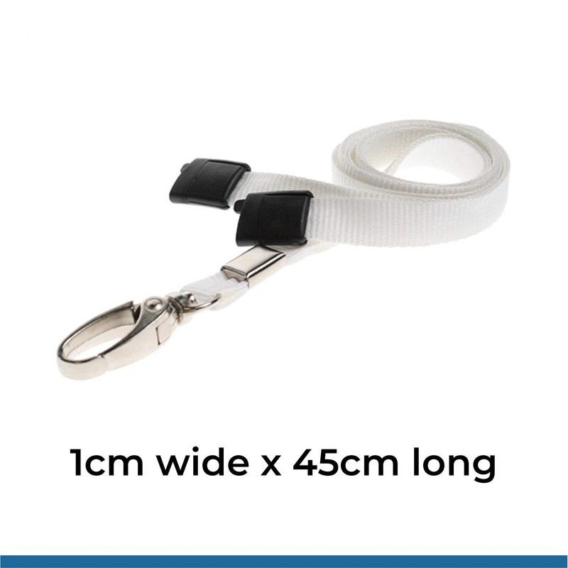 PCL Media ltd White Lanyard for use with Rigid ID