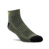ARIAT AriatTEK High-performance Quarter Crew Socks, 3 Pairs Olive MEDIUM