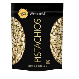 Wonderful Lightly Salted Pistachios, 48 oz.