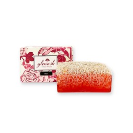 Glowash Natural Pumpkin Fiber Soap (Rose)