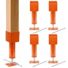Lasnten 2 Pcs 4.5x4.5 Screw Jack Post 14.5" - 18.5"