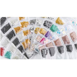 GreatDeal68 3D Nail Art Decoration Variety shapes Metal Chain Gold Silver Copper Rose Gold Plus Mixed Colors (Gold Silver Chain)