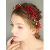 Teyglen Flower Bride Wedding Hair Vine Bridal Red Hair Vine