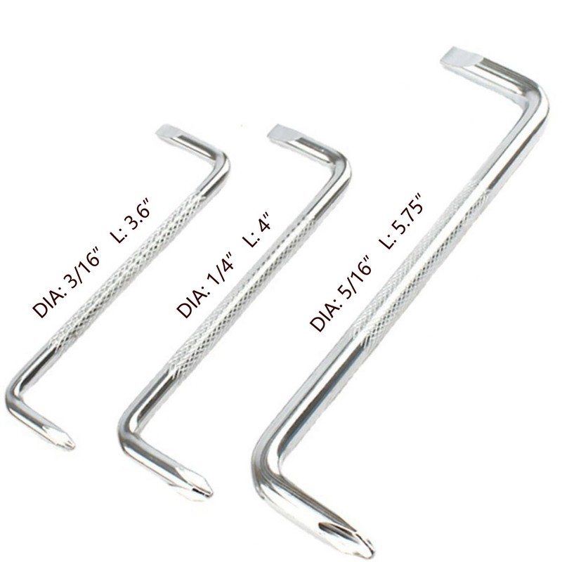YTYKINOY Set of 3pcs Offset Screwdriver Set Phillips head Screwdriver