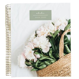 2024-2025 Planner | Christian Planner | August-July Planner | Prayer Journal | Monthly Devotions | 30 Cover Options | 8.5 x 11 inch (Cover 16, Floral Tabs)