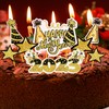 Happy New Year Cupcake Toppers Midnight Star Cupcake Picks
