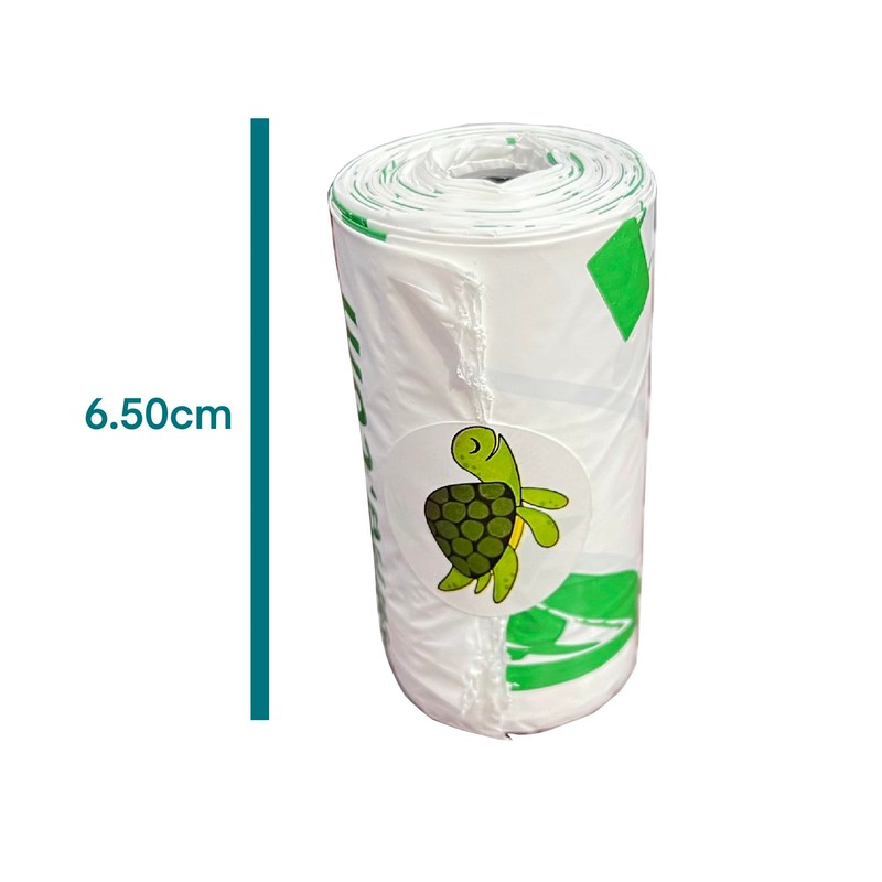 La Cigüeña Bolsas Biodegradables para Pañales, 6 Rollos con 90
