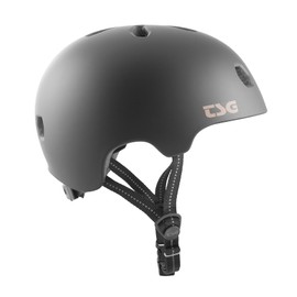 TSG Erwachsene Meta Solid Color Halbschalenhelm, Satin Black, L/XL