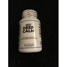 leptoconnect Deep Calm Improve Body Stress,Anxiety Sleep, Mood.60Caps💯 GENUINE