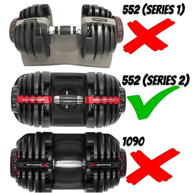 Replacement Dumbbell Disc - Replacement for Bowflex SelectTech 552 (series