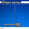 1InTheOffice Bookends, Book Stoppers, Large Metal Bookends for Shelves &