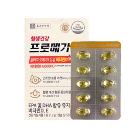 MAJEONDONGSANGHOE Dual Vitamin D Promega Altige Omega 3 520mg 60 capsules 1 box