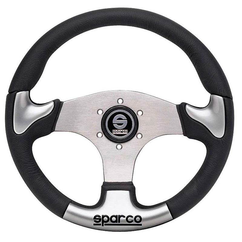Sparco 015THPUGR345 Steering Wheel (Strwhl P 222 Silver)